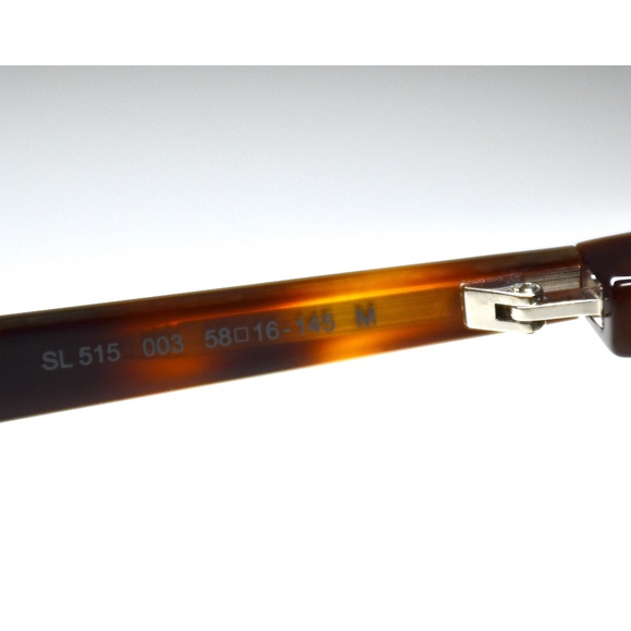 SAINT LAURENT SL515 003 WOMEN HAVANA GREEN CAT EYE SUNGLASSES. 58mm - Picture 12 of 16